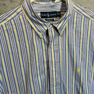 Ralph Lauren Striped Button Down Shirt Classic‎ Fit Long Sleeve 18-34/35